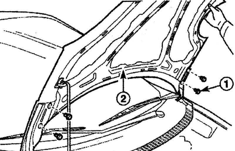 Daewoo matiz снятие и установка элементов передней части кузова