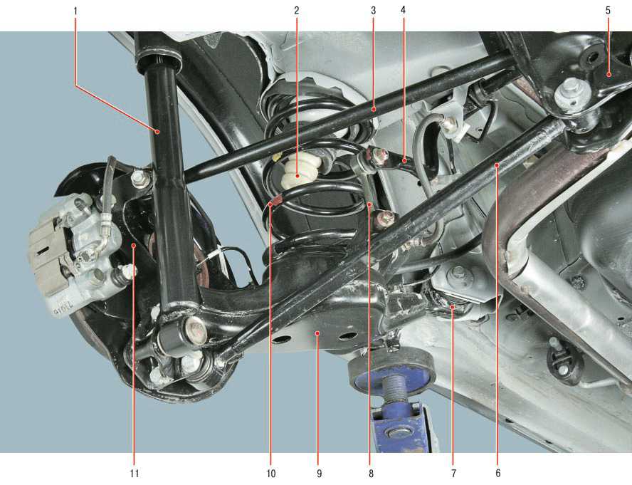 Проверка технического состояния деталей задней подвески на автомобиле | техническое обслуживание | руководство daewoo
