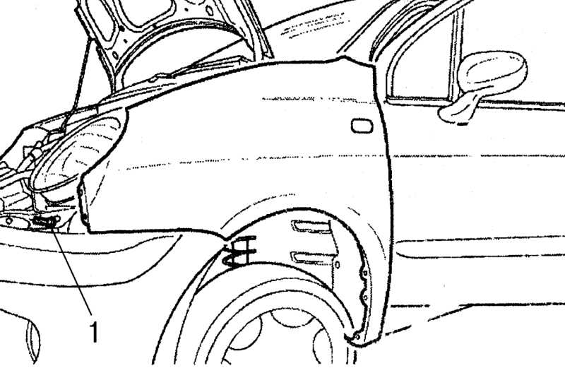 Снятие и установка элементов передней части кузова daewoo - matiz