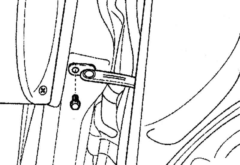 Регулировка фиксатора замка двери багажника daewoo - matiz
