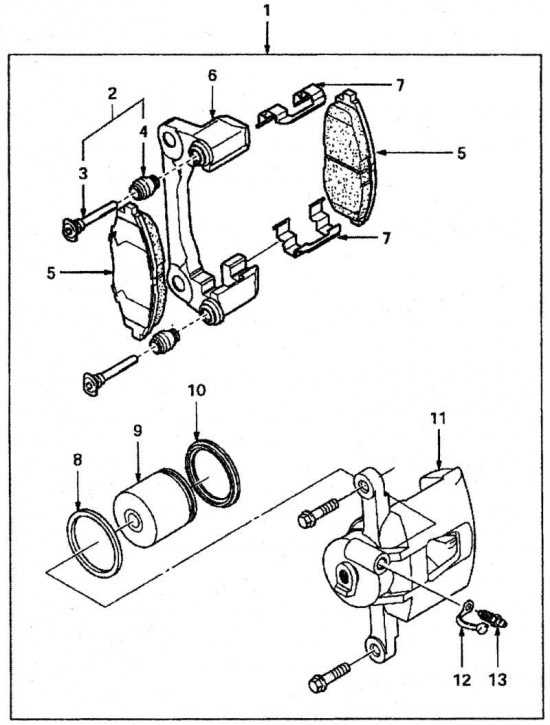 Замена передних тормозных колодок (для применения на моделе daewoo matiz m150)