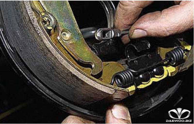 Daewoo nubira, ремонт стояночного тормоза инструкция онлайн